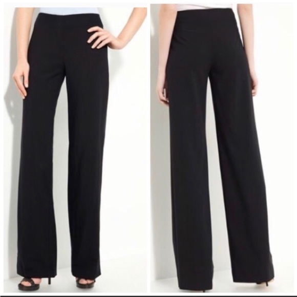 Armani Collezioni Antinea Black Wide Leg Pants 8